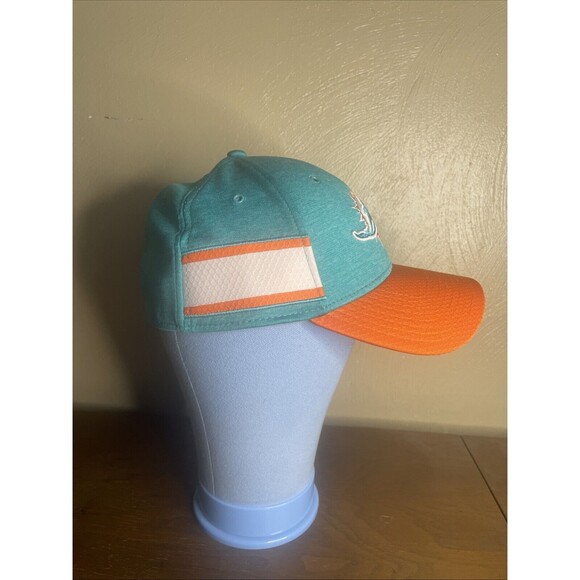 Miami Dolphins New Era 39thirty Flex Fitted Hat Cap M/L Never Worn/ No Tags - Picture 3 of 7